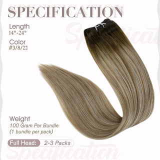 24 inch weft hair extensions