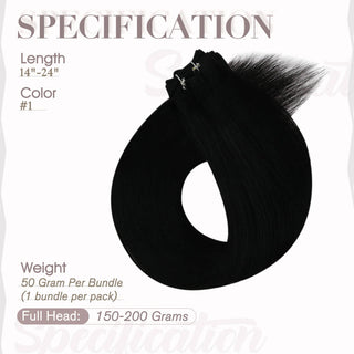 16 inch weft hair extensions