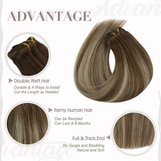 24 weft hair extensions