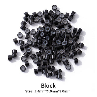 Full Shine Accessory Micro Ring Beads Black & Beige & Brown Color 200PCS/PACK (could only be shipped with hair)