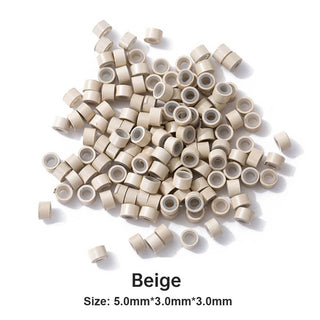 Full Shine Accessory Micro Ring Beads Black & Beige & Brown Color 200PCS/PACK (could only be shipped with hair)