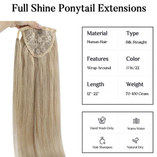 straight ponytail