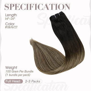 human hair weft extensions