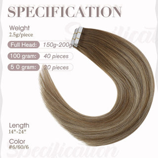 good quality tape in hair extensions